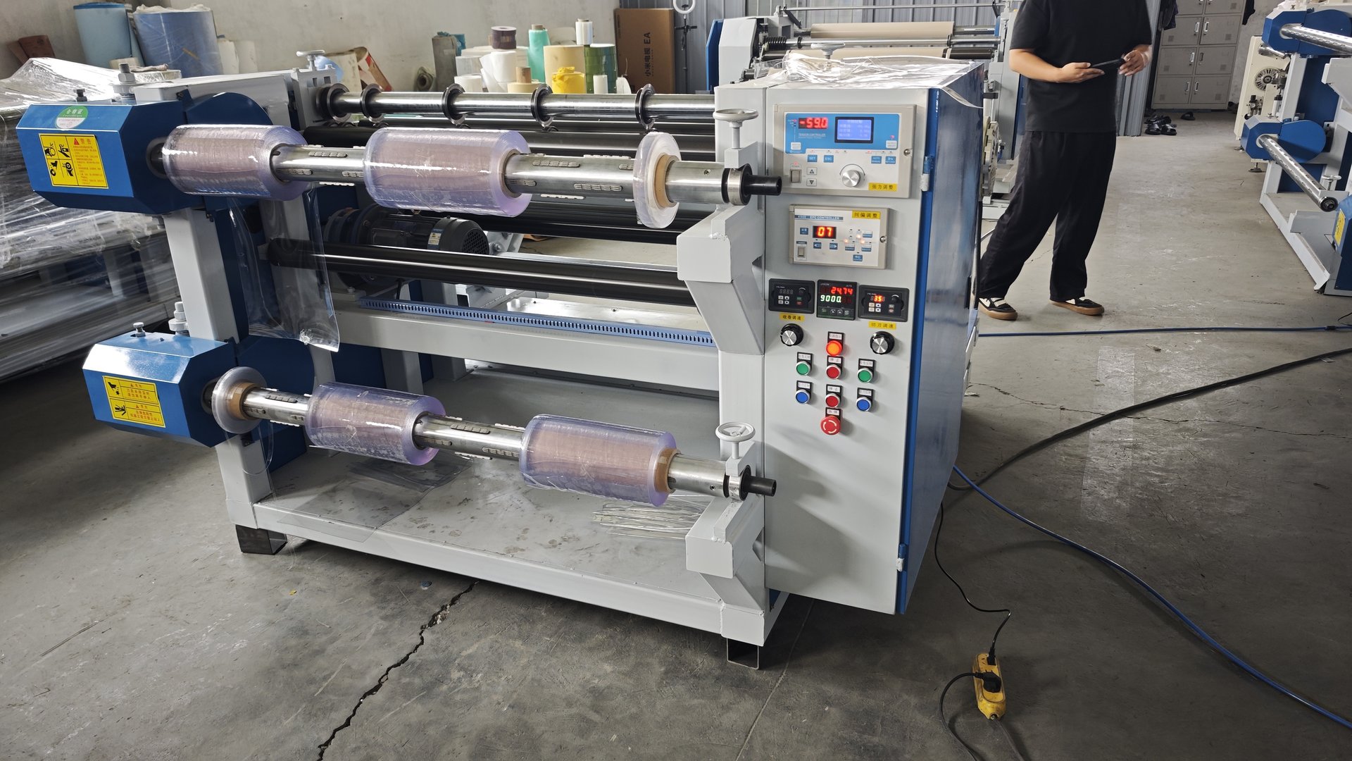 Finished slit rolls